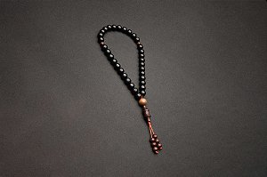 Masbaha Hajj Madeira de Pessegueiro Escura