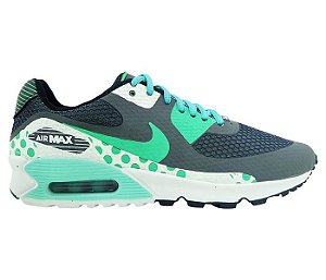 Tênis Nike Air Max 90 Premium Grafite e Verde MOD:13920
