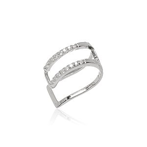 Piercing 2 lines prata