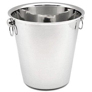 Champanheira Balde Gelo Inox Grande p/ Bebidas e Garrafas