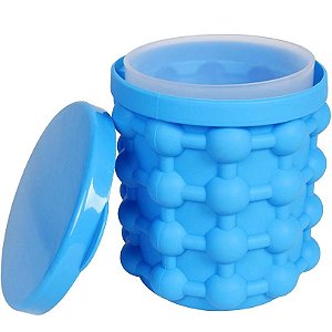 Cooler p/ Latas Garrafas e Forma de Gelo em Silicone