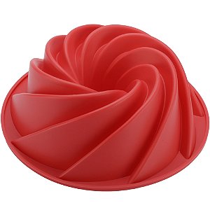 Forma p/ Bolo e Torta Espiral em Silicone