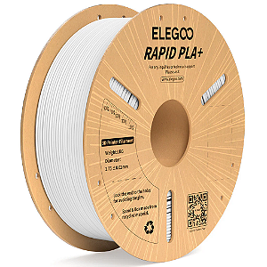 Filamento Rapid PLA+ Elegoo - Branco - 1kg