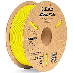 Filamento Rapid PLA+ Elegoo - Amarelo - 1kg