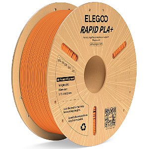 Filamento Rapid PLA+ Elegoo - Laranja - 1kg