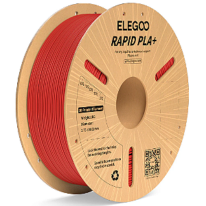 Filamento Rapid PLA+ Elegoo - Vermelho - 1kg