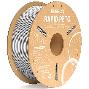 Filamento Rapid PETG ELEGOO - 1kg - Cinza