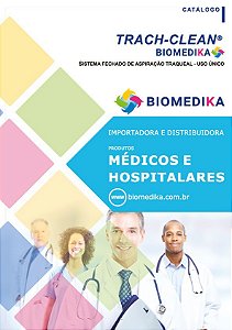 TRACH-CLEAN - BIOMEDIKA - Sistema Fechado de Aspiração Traqueal 14 FR