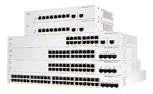 Switch Cisco CBS220-24T-4X-NA 24 Portas GbE 4x SFP+ 10G