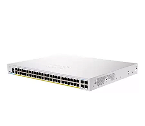 Switch Cisco CBS350 Managed 48 Portas GbE PoE 4 Portas SFP CBS350-48P-4G-BR