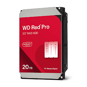 HD Interno 20TB Western Digital RED PRO Sataiii 512MB WD202KFGX