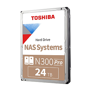 HD Interno 24TB Toshiba N300 PRO Sataiii 1024MB HDWG82EXZSTB