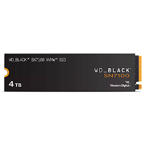 SSD WD Black 4TB SN7100 M.2 2280 Nvme Pcie 4.0 GEN4 WDS400T4X0E