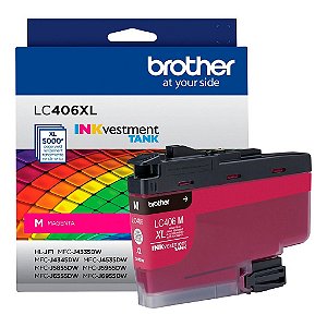 Cartucho de Tinta Brother Magenta 5K - LC406XLMS