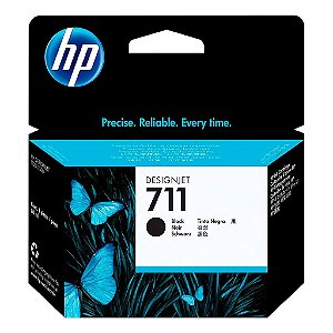 Cartucho de Tinta HP 711 Preto PLUK 80ml CZ133AB
