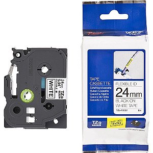 Fita Brother Preto/Branco para Rotuladores - TZEFX251