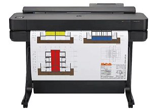 Plotter Impressora HP DesignJet T650 36" A0 5HB10D_AC4