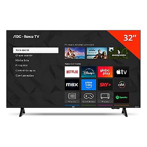 Smart TV AOC 32" Roku TV HD - 32S5155/78G