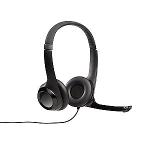 Headset Logitech H390 Preto Estéreo USB - 981-000014