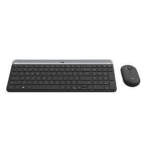 Kit Teclado e Mouse Logitech MK470 Sem Fio - 920-009268-C