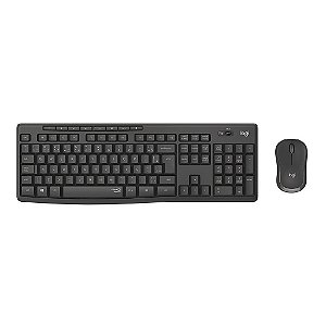 Kit Teclado e Mouse Logitech MK295 Preto sem fio - 920-009793-C