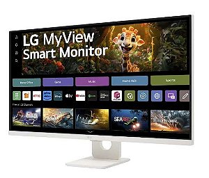 Monitor LG MyView Smart 32" 4K UHD VA 60Hz 5ms - 32SR73U-W