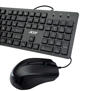 Kit Teclado e Mouse Acer Gen 2 Numérico ABNT 2 com cabo - ZL.ACCEE.00M