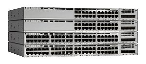 Switch Cisco C9200L-48P-4G-E-BR 48 Portas GbE PoE+ 740W 4x 1G Network Essentials