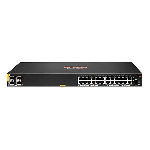 Switch Aruba 6100 24 Portas GbE Classe 4 PoE 4SFP+ 370 W JL677A