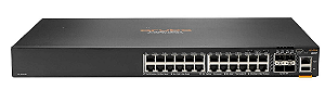 Switch Aruba 6200F 24 Portas GbE Classe 4 PoE 4SFP+ 370 W JL725B
