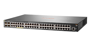 Switch Aruba 2930F 48 Portas GbE PoE+ 4 portas SFP JL262A