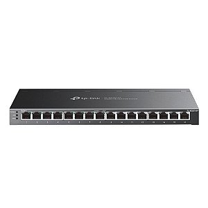 Switch TP-LINK Smart de 16 Portas Gigabit 8 Portas PoE - SG2016P