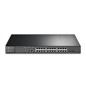 Switch TP-LINK Gigabit 24 Portas PoE+ 4 SFP 10G TL-SG3428XMP