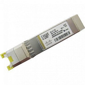 Transceiver Cisco SFP 1000BASE-T para cabo de cobre de Categoria 5 GLC-TE=