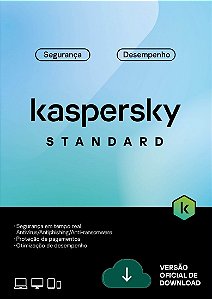 Kaspersky Antivirus Standard BR - Proteção para 10 Dispositivos por 2 Anos (ESD KL1041KDKDS-BR)