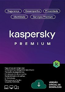 Kaspersky Antivirus Premium 2024 - Proteção Avançada para 20 Dispositivos + Suporte BR