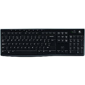 Teclado Sem Fio Logitech K270 Cinza W
