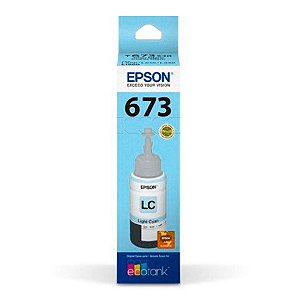 Refil de Tinta Epson Ciano Claro 70ml - T673520-AL