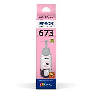Refil de Tinta Epson T673 Magenta Claro 70ml - T673620-AL