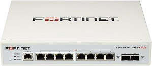 Switch Fortinet FS-108F-FPOE com Licença Forticare Premium 3 Anos