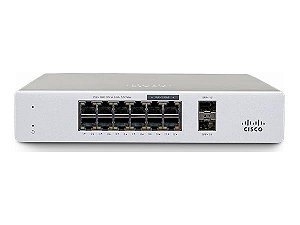MERAKI MS130-12X CLOUD MGD. 8GE + 4X(2.5GE) 240W POE SWITCH