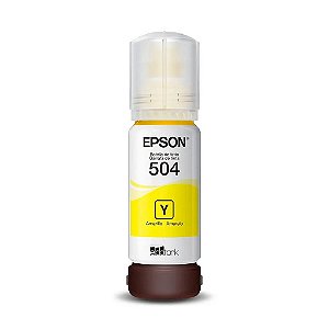 Refil de Tinta Epson T504 Amarelo 6K - T504422-BR
