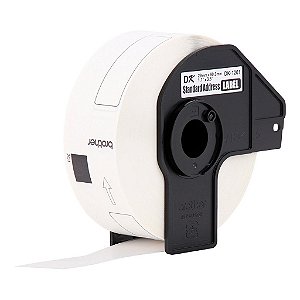 Etiquetas de Papel Brother 400 etiquetas Preto sobre Branco - DK1201