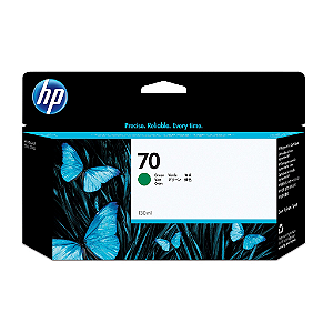 Cartucho de Tinta HP 70 Verde PLUK 130ml C9457A