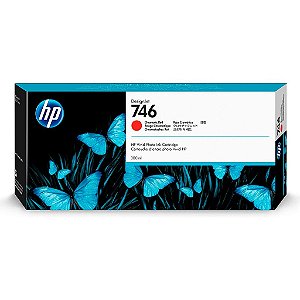 Cartucho de Tinta HP 746 Verm. Crom. PLUK 300ml P2V81A