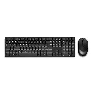 Kit Teclado e Mouse Dell KM5221W Wireless Preto - 580-AJIT