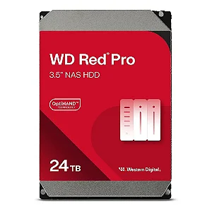 HD Interno 24TB Western Digital RED PRO Sataiii 512MB WD241KFGX