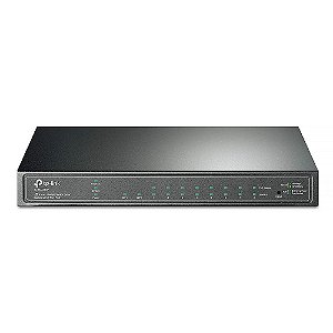 Switch TP-LINK Smart Giga 8P PoE+ e 2 Slots SFP - Tl-sg2210p