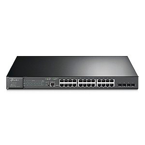 Switch TP-LINK Gigabit 24 Portas PoE+ e 4 SFP - Tl-sg3428mp