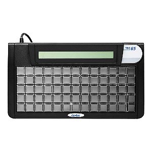 Teclado PDV Gertec TEC-E 65 Teclas Preto sem Grade USB - 00410756